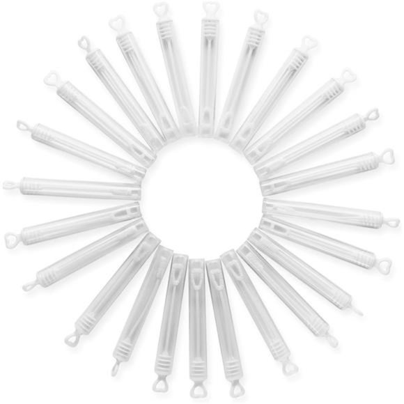 40 Pack Mini Heart Bubble Wands – Great Wand Bubbles Party Favors for Weddings - Picture 6 of 6